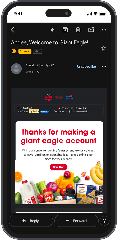 Giant Eagle mobile app