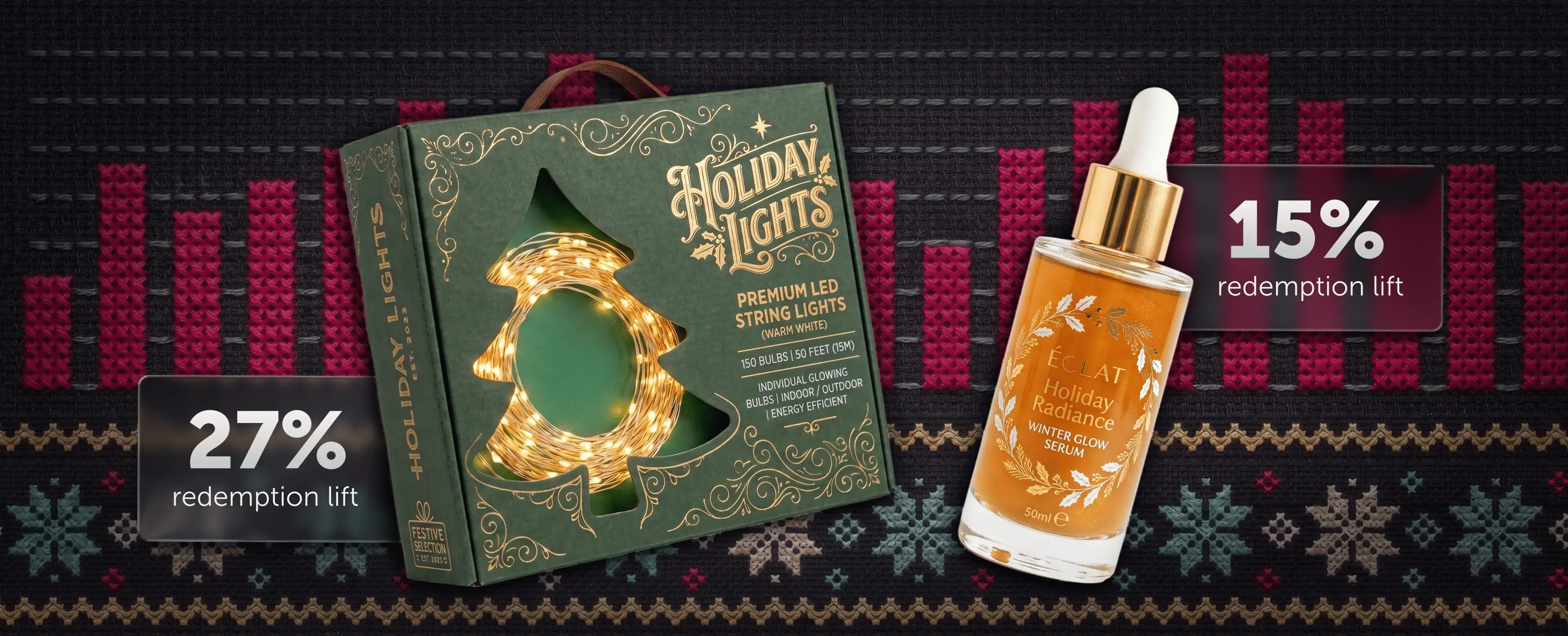 Redemption lifts on holiday items
