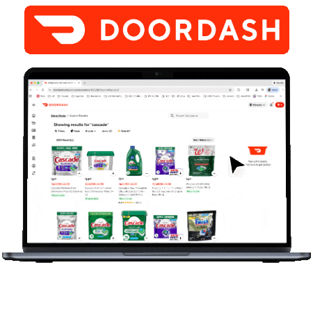 digital offer for Cascade dishwasher pods