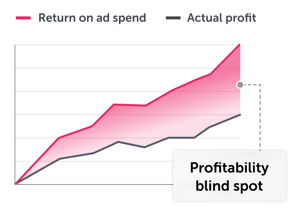 graph showing profitability blind spot