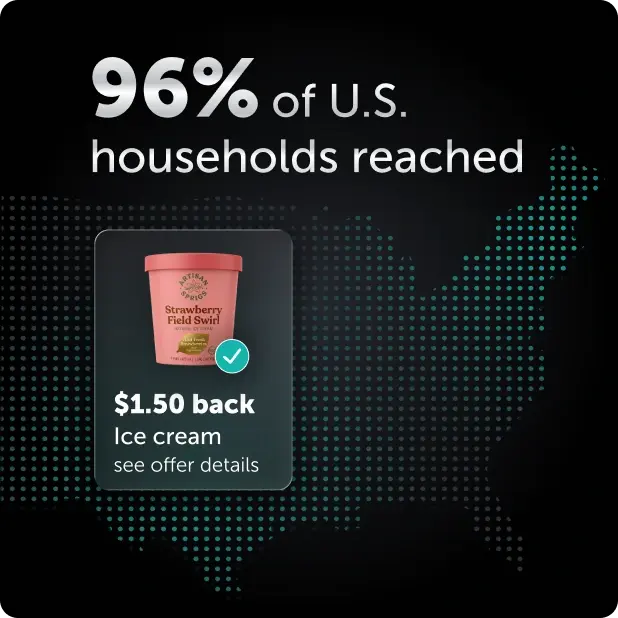96 percent of U.S. households reached